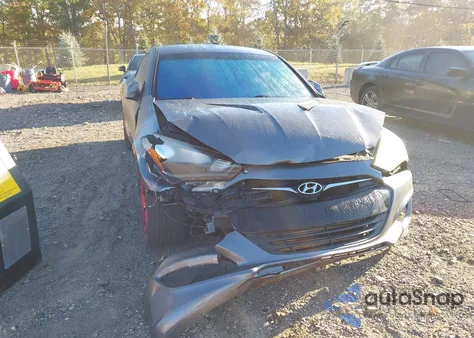 2013 Hyundai Genesis 2.0T R-Spec z USA, uszkodzony, nr VIN KMHHT6KD9DU111721